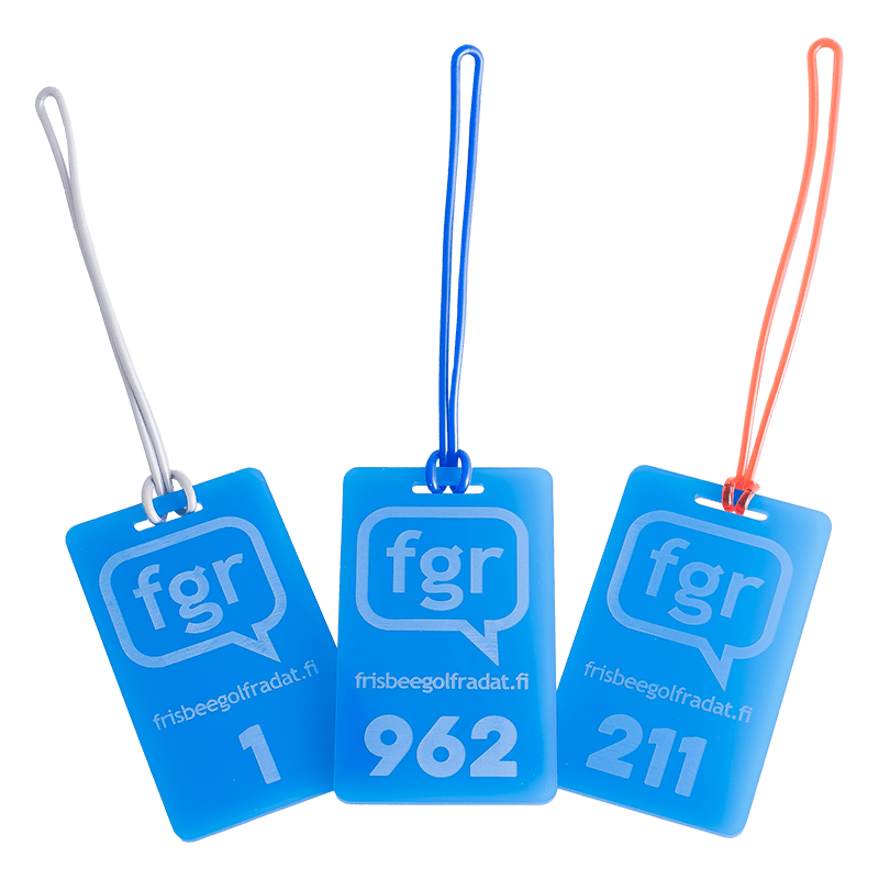 Disc Golf Bag Tags